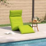 vidaXL Skladacie ležadlo, svetlozelené 175x54x8,5 cm, oxfordská látka – Obrázok 3