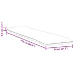 vidaXL Skladacie ležadlo s listovým vzorom 175x54x8,5 cm, oxfordská látka – Obrázok 11