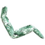 vidaXL Skladacie ležadlo s listovým vzorom 175x54x8,5 cm, oxfordská látka – Obrázok 5
