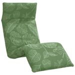 vidaXL Skladacie ležadlo s listovým vzorom 175x54x8,5 cm, oxfordská látka – Obrázok 2