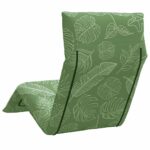 vidaXL Skladacie ležadlo s listovým vzorom 175x54x8,5 cm, oxfordská látka – Obrázok 6