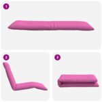 vidaXL Skladacie ležadlo ružové 175x54x8,5 cm oxfordská látka – Obrázok 7