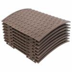 vidaXL Vianočná sukňa na stromček hnedá Ø65x23 cm plastová – Obrázok 3