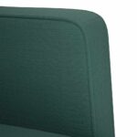 vidaXL Dvojpohovka tmavozelená 111 cm látková – Obrázok 6