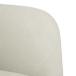 vidaXL Dvojpohovka krémová 109 cm zamatová – Obrázok 6