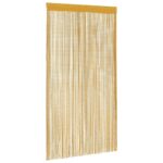 vidaXL Závesy zo šnúrok 2 ks zlaté 100x250 cm – Obrázok 3