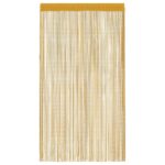 vidaXL Závesy zo šnúrok 2 ks zlaté 100x250 cm – Obrázok 4