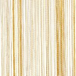 vidaXL Závesy zo šnúrok 2 ks zlaté 100x250 cm – Obrázok 8
