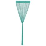 vidaXL Šnúrkové závesy 2 ks tyrkysové 100x250 cm – Obrázok 5