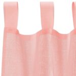 vidaXL Voálové závesy so slučkami, 2 ks, ružové, 140x175 cm – Obrázok 5
