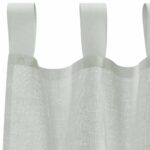 vidaXL Voálové závesy so slučkami, 2 ks, svetlosivé, 140x140 cm – Obrázok 5