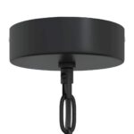 vidaXL Závesná lampa E27 čierna Ø 31 cm železná – Obrázok 7