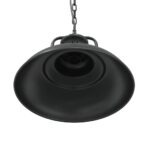 vidaXL Závesná lampa E27 čierna Ø 31 cm železná – Obrázok 9