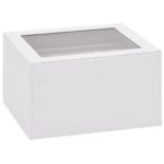vidaXL Šperkovnica 3-vrstvová biela 23x20,5x14 cm – Obrázok 8
