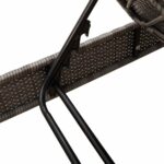 vidaXL Záhradné ležadlo s vankúšmi, sivé 55x200x25,5 cm, polyratan – Obrázok 11