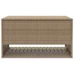 vidaXL Záhradná krabica na vankúše béžová 100x55x55,5 cm polyratan – Obrázok 4