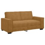 vidaXL 2-miestna pohovka hnedá 180x78x84 cm zamatová – Obrázok 2