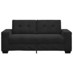vidaXL Dvojpohovka, čierna 180x77x82 cm, zamat – Obrázok 4