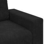 vidaXL Dvojpohovka, čierna 180x77x82 cm, zamat – Obrázok 7