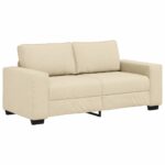 vidaXL 2-miestna pohovka krémová 180x77x82 cm látková – Obrázok 2