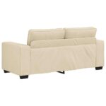 vidaXL 2-miestna pohovka krémová 180x77x82 cm látková – Obrázok 6