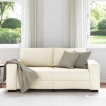 vidaXL 2-miestna pohovka 180x77x82 cm, ľanová – Obrázok 3