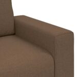 vidaXL 3-miestna pohovka hnedá 220x77x82 cm látková – Obrázok 7