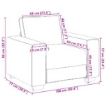 vidaXL Rozkladacia pohovka, čierna 100x77x82 cm, zamat – Obrázok 9