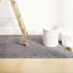 vidaXL Protišmyková maliarska flísová plachta 10 m 220 g/m² sivá
