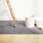 vidaXL Protišmyková maliarska flísová plachta 5 m 280 g/m² sivá