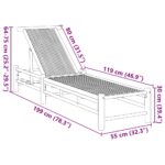 vidaXL Záhradné ležadlo 55x199x30 cm bambusové – Obrázok 10