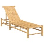 vidaXL Záhradné ležadlo 55x199x30 cm bambusové – Obrázok 2
