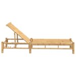 vidaXL Záhradné ležadlo 55x199x30 cm bambusové – Obrázok 5