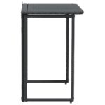 vidaXL Skladací záhradný stôl čierny 90x51x75 cm polyratan – Obrázok 5