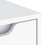 vidaXL Komoda „VISNES“ biela 60x40x73 cm, drevo – Obrázok 9