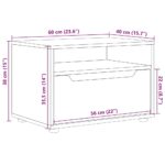 vidaXL TV skrinka VISNES biela 60x40x38 cm, drevo – Obrázok 12