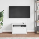 vidaXL TV skrinka VISNES biela 60x40x38 cm, drevo – Obrázok 3
