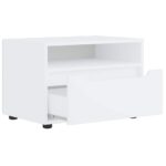 vidaXL TV skrinka VISNES biela 60x40x38 cm, drevo – Obrázok 6