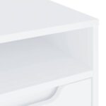 vidaXL TV skrinka VISNES biela 60x40x38 cm, drevo – Obrázok 9