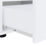vidaXL TV skrinka „VISNES“ biela 100x40x38 cm, drevo – Obrázok 10