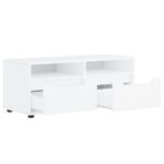 vidaXL TV skrinka „VISNES“ biela 100x40x38 cm, drevo – Obrázok 6