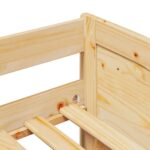 vidaXL Denná posteľ s výsuvným lôžkom bez matraca IRUN 90x200 cm – Obrázok 11