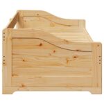 vidaXL Denná posteľ s výsuvným lôžkom bez matraca IRUN 90x200 cm – Obrázok 8