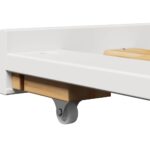 vidaXL Denná posteľ s výsuvným lôžkom bez matraca IRUN biela 90x200 cm – Obrázok 12