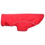 vidaXL Pláštenka pre psa s reflexnými prúžkami, polyesterová, červená, 2XL – Obrázok 6