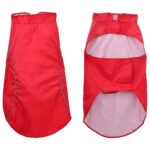 vidaXL Pláštenka pre psa s reflexnými prúžkami, polyesterová, červená, 3XL – Obrázok 3