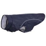 vidaXL Pláštenka pre psa s reflexnými prúžkami, polyesterová, tmavomodrá, 2XL – Obrázok 2