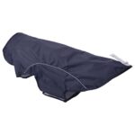 vidaXL Pláštenka pre psa s reflexnými prúžkami, polyesterová, tmavomodrá, 2XL – Obrázok 8