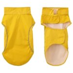 vidaXL Pláštenka pre psa s reflexnými prúžkami, polyesterová, žltá, XS – Obrázok 3