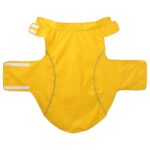 vidaXL Pláštenka pre psa s reflexnými prúžkami, polyesterová, žltá, 3XL – Obrázok 4